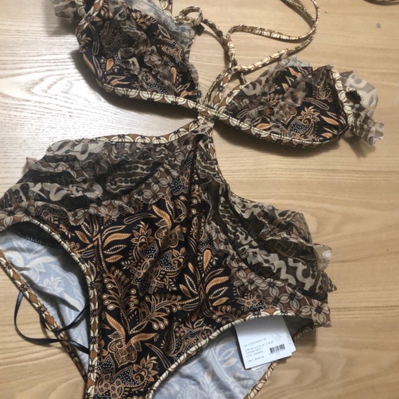 Zimmermann Ruffled Tali Cutout Swimsuit - Picture 8 of 8